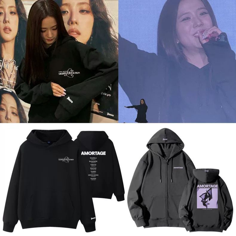 MOLETOM JISOO (BLACKPINK) AMORTAGE