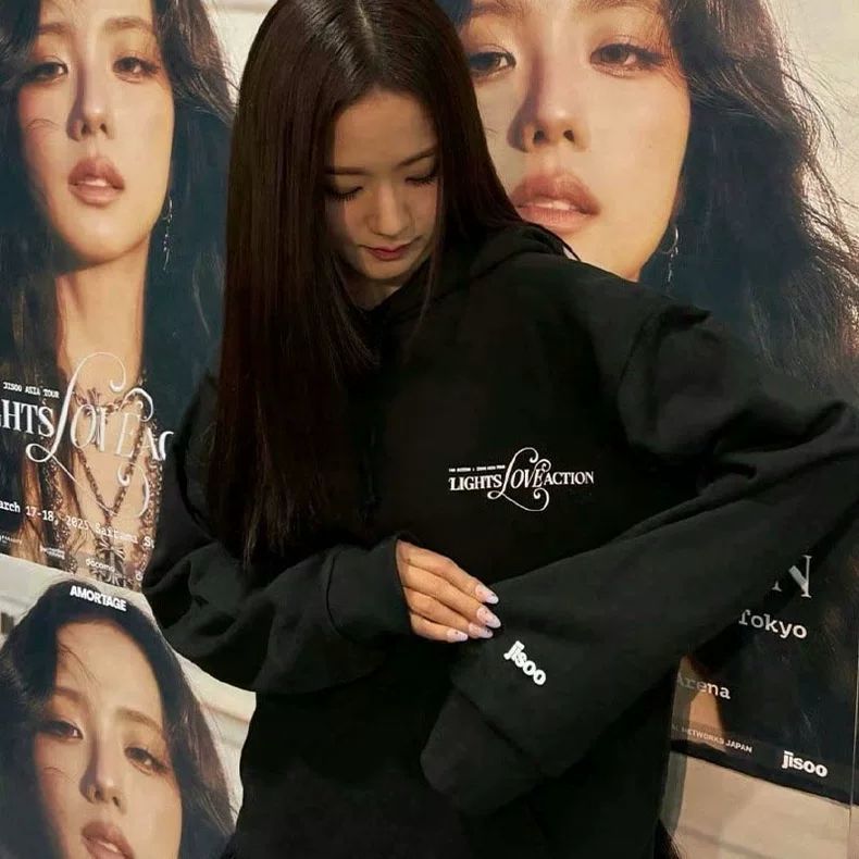 MOLETOM JISOO (BLACKPINK) AMORTAGE