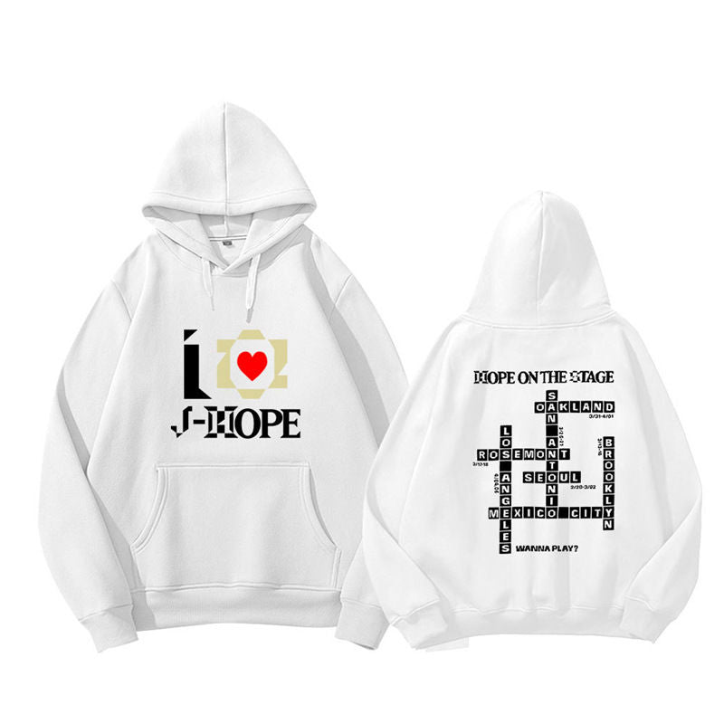HOPE ON THE STREET TOUR 2025 JHOPE SWEATSHIRTS