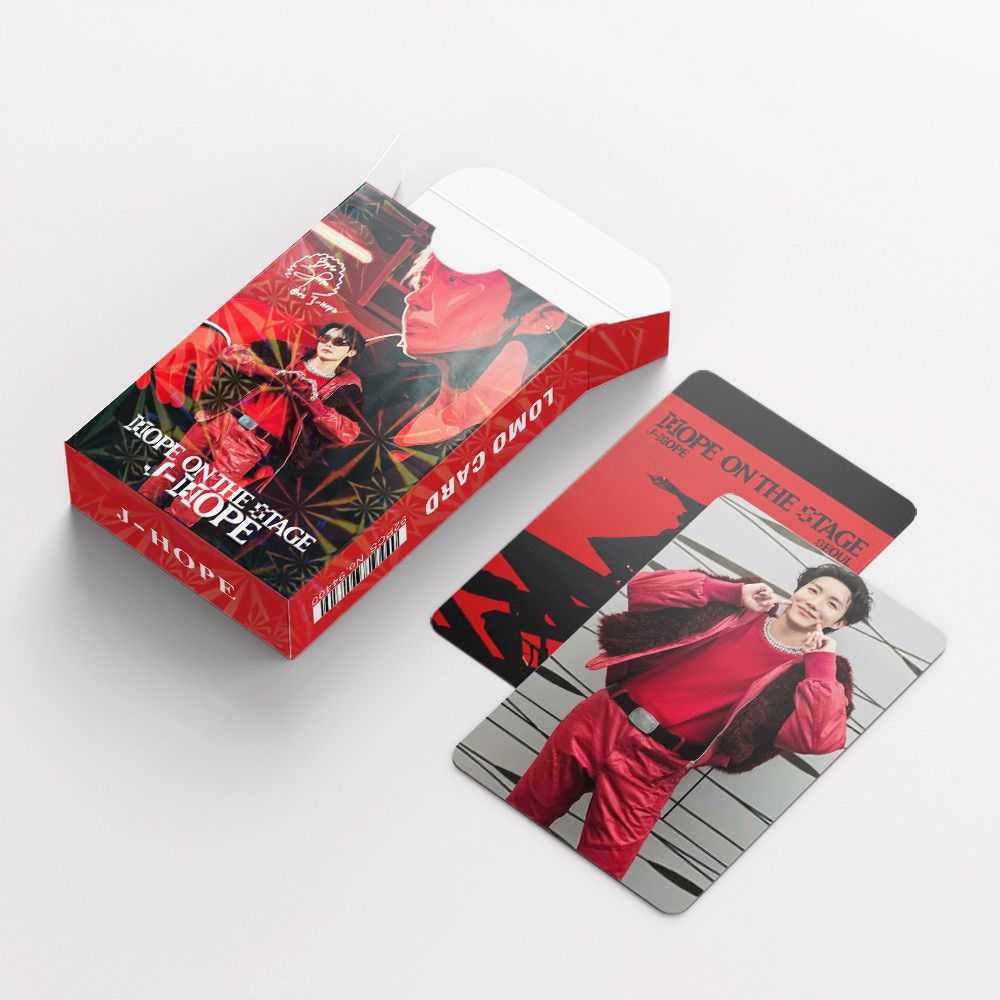 PHOTOCARDS + ADESIVOS JHOPE "HOPE ON THE STAGE" 92 PÇS
