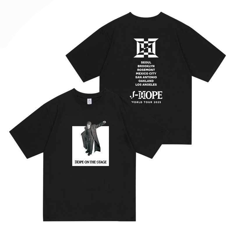 CAMISETA JHOPE ON THE STAGE TOUR 100% ALGODÃO