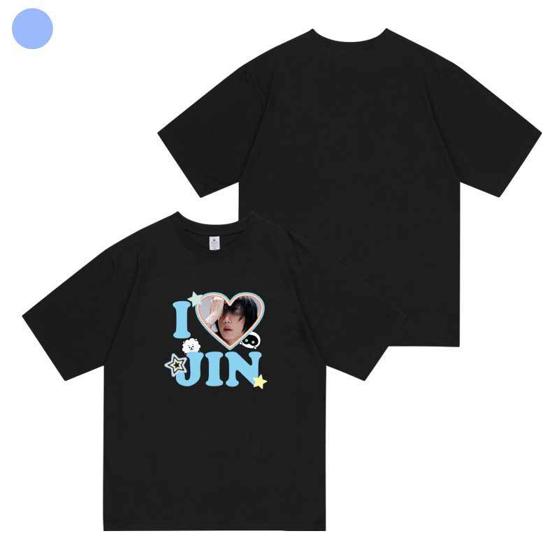 CAMISETAS JIN RUNSEOKJIN TOUR 100% ALGODÃO