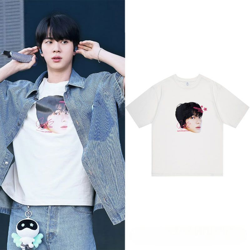 CAMISETAS JIN RUNSEOKJIN TOUR 100% ALGODÃO