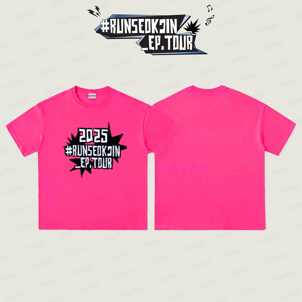 CAMISETAS JIN RUNSEOKJIN TOUR 100% ALGODÃO - VÁRIOS MODELOS!✨
