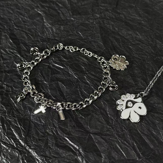CONJUNTO COLAR CORTIS + PULSEIRA CORTIS