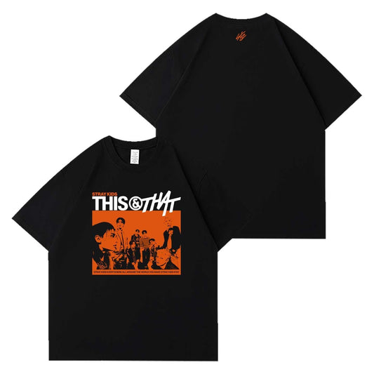 CAMISETAS STRAY KIDS THIS&THAT 100% ALGODÃO