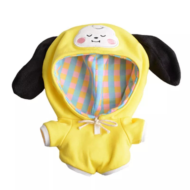DOLL BTS + ROUPINHA BT21 (todos os integrantes)