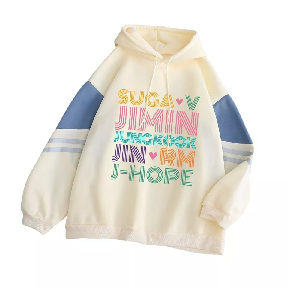 SUDADERA BTS (tres colores)