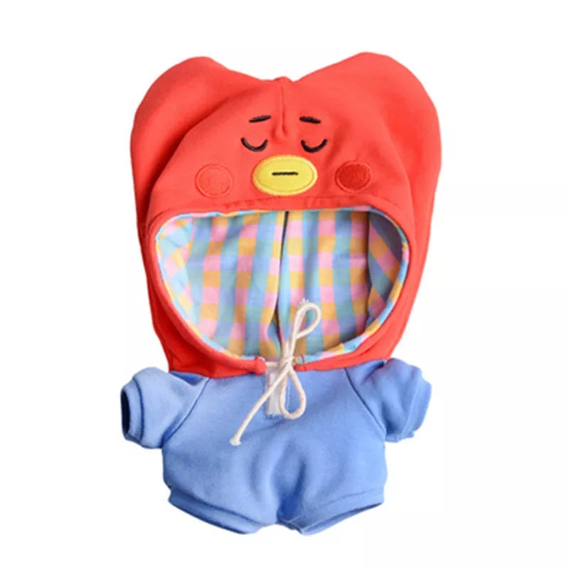 DOLL BTS + ROUPINHA BT21 (todos os integrantes)
