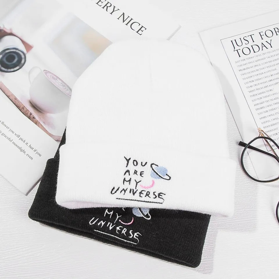 GORRO BTS/COLDPLAY MY UNIVERSE BORDADO