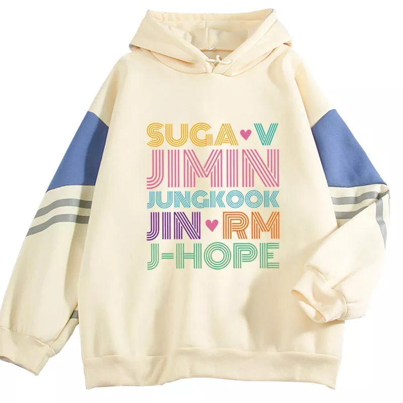 SUDADERA BTS (tres colores)