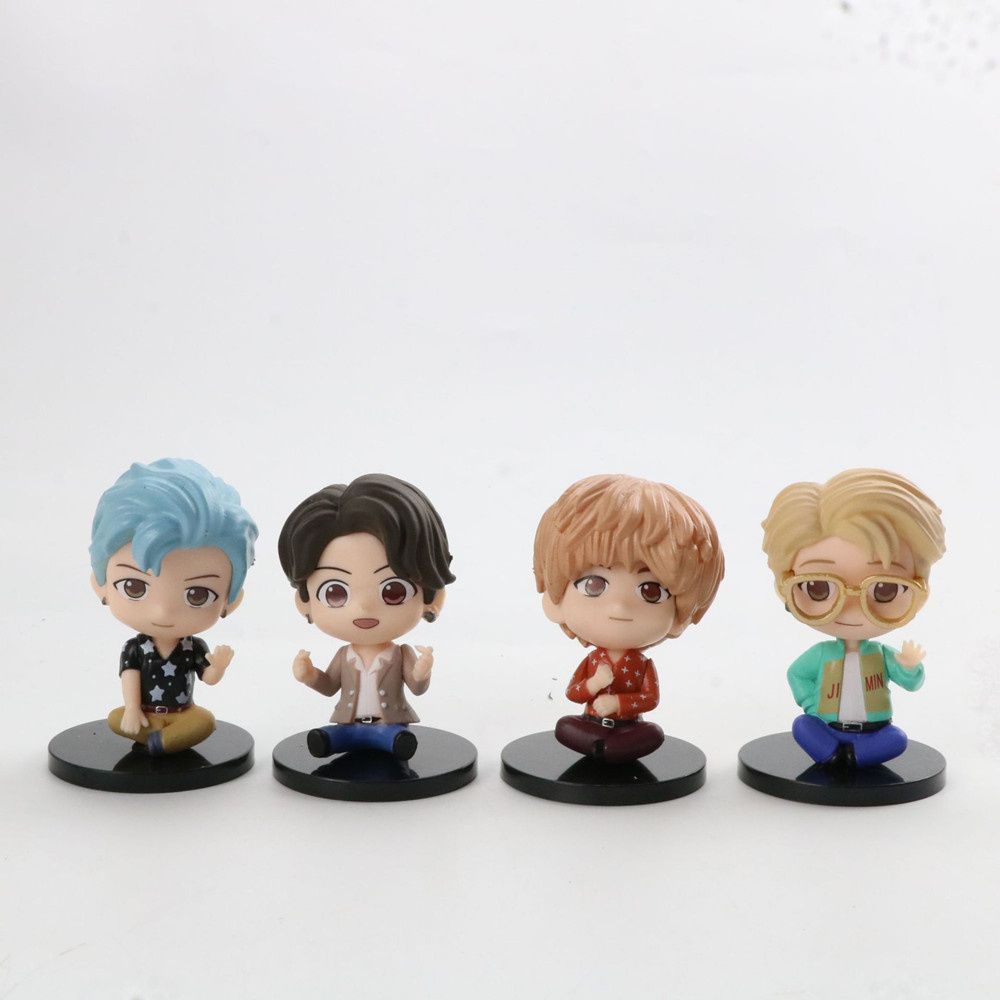 TINY TAN BTS DYNAMITE SEATED MODEL KIT 7 PCS