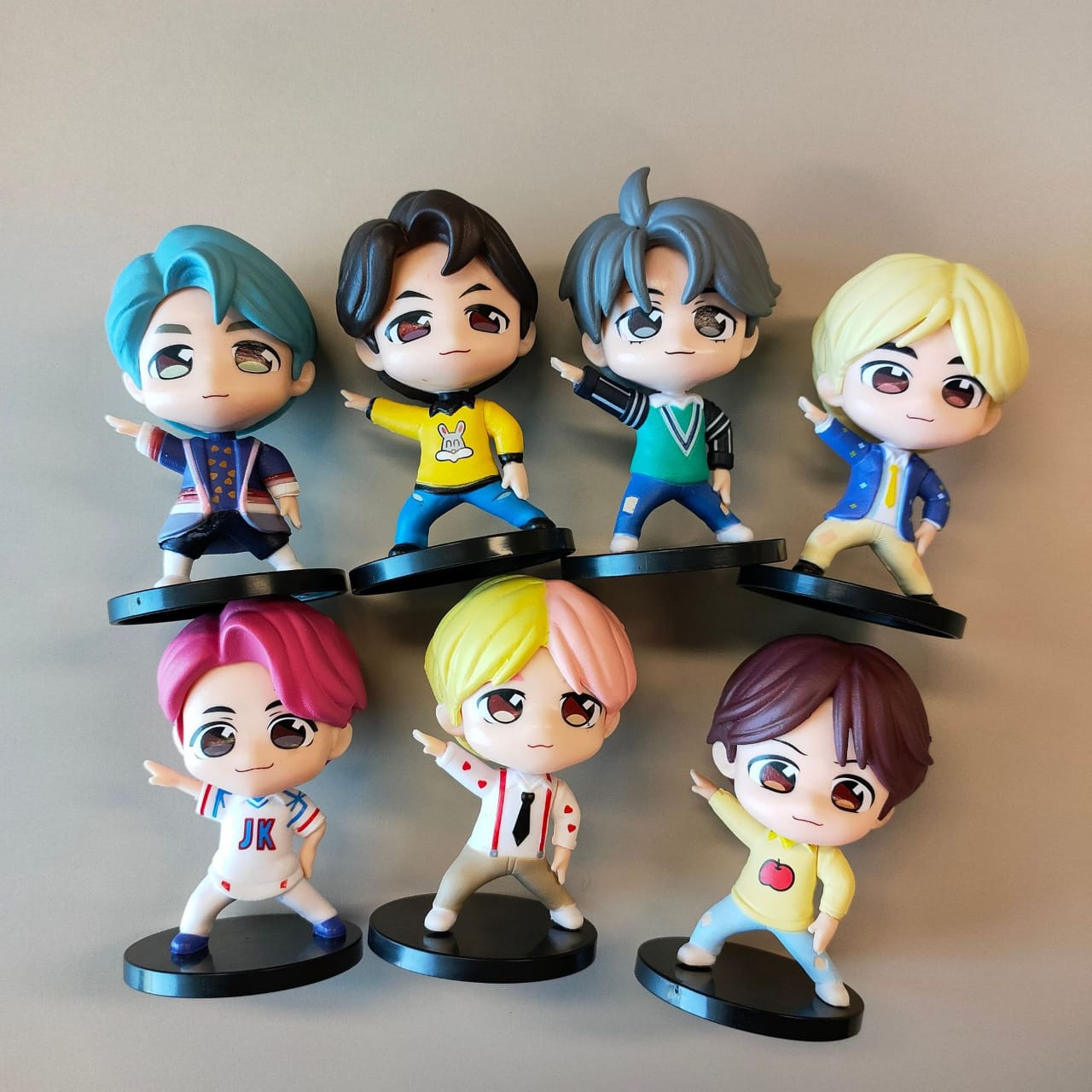 KIT TINY TAN BTS IDOL 7 PÇS