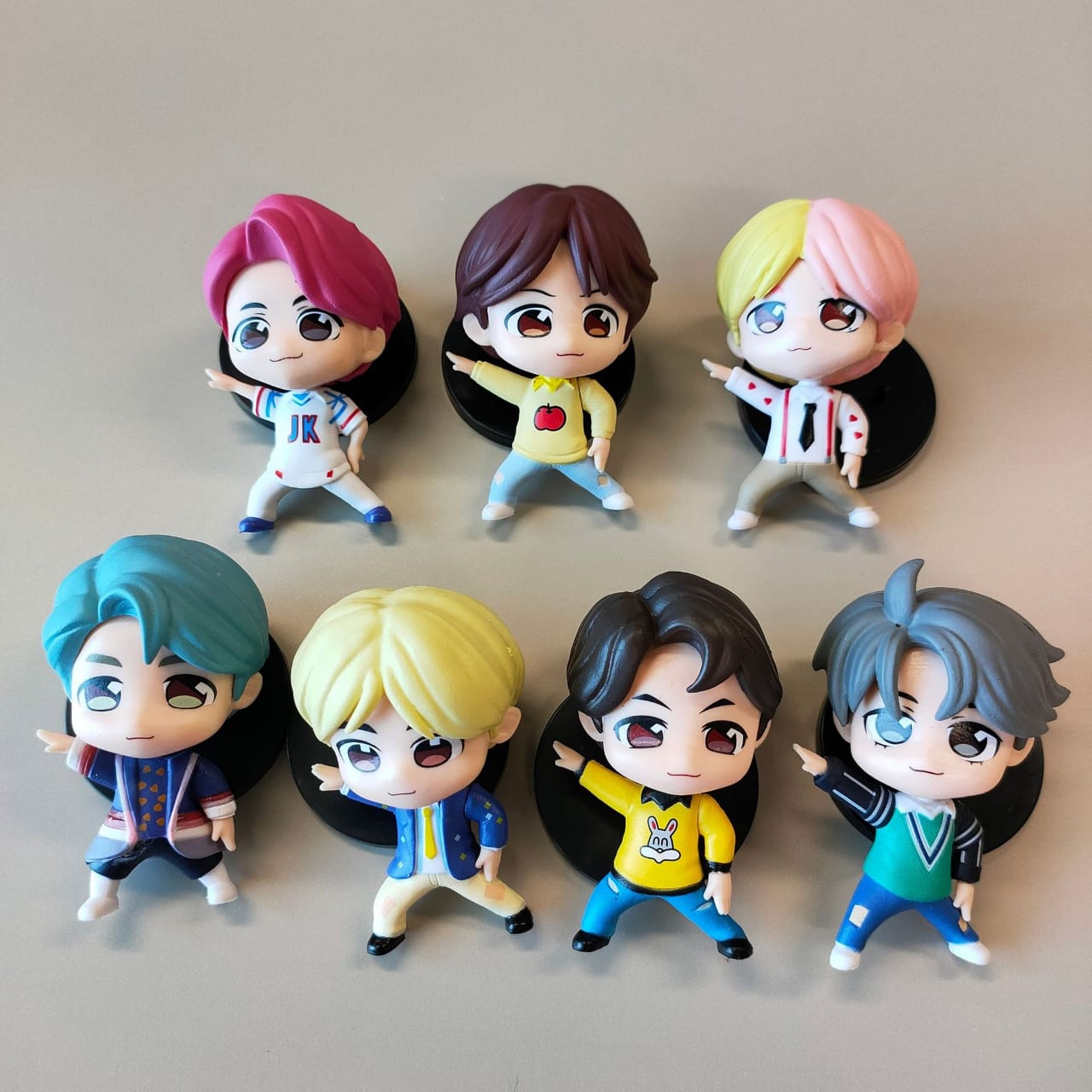 KIT TINY TAN BTS IDOL 7 PÇS