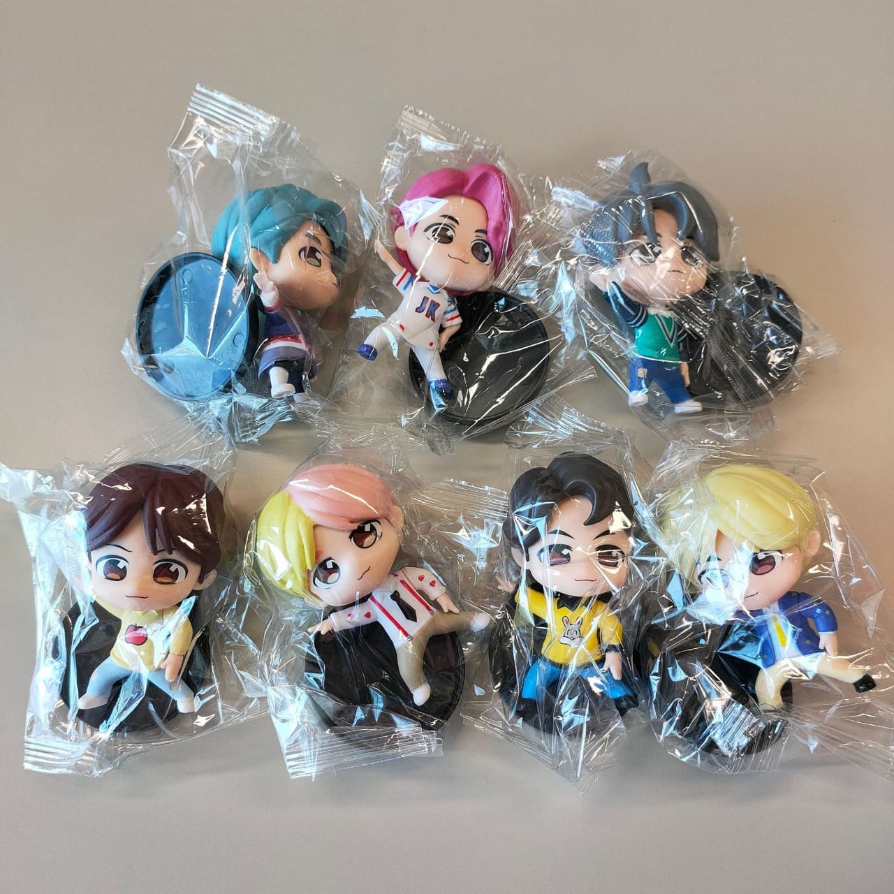 KIT TINY TAN BTS IDOL 7 PÇS