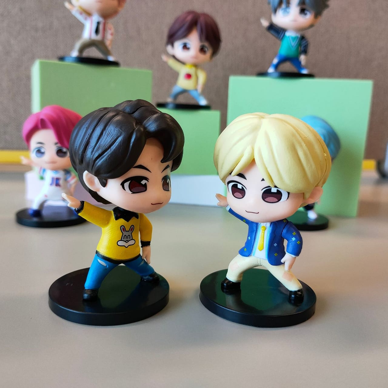 KIT TINY TAN BTS IDOL 7 PÇS