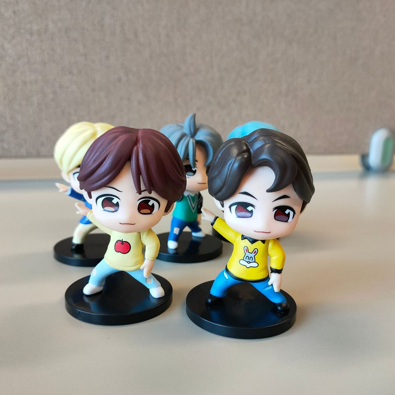 KIT TINY TAN BTS IDOL 7 PÇS