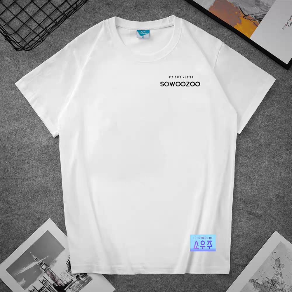 CAMISETA BTS SOWOOZOO 100% ALGODÃO