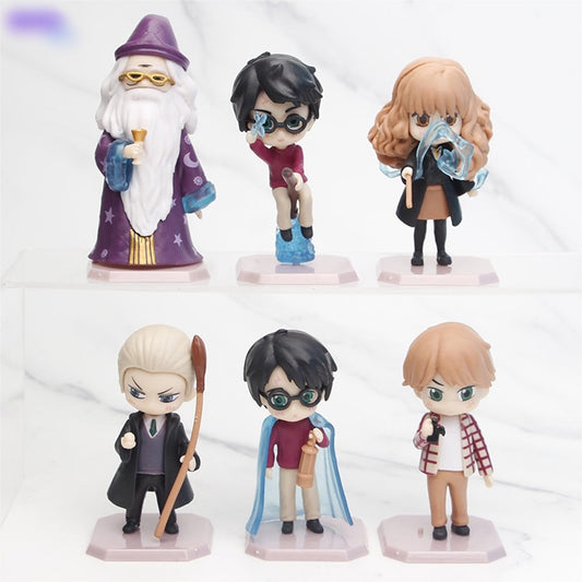 KIT ACTION FIGURES HARRY POTTER 6 PÇS