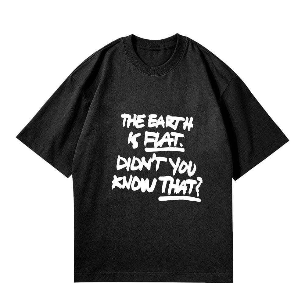 SUGA/BTS "The Earth is Flat" T-SHIRT 100% COTTON