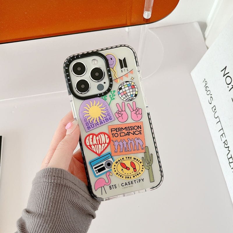 FUNDAS PARA CELULAR BTS PERMISSION TO DANCE - IPHONE ¡VARIOS MODELOS!