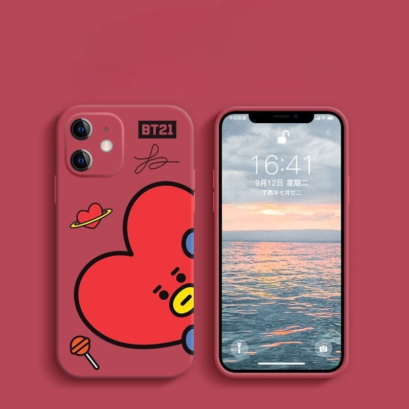 FUNDAS PARA CELULAR BT21 BTS TODOS LOS PERSONAJES - IPHONE VARIOS MODELOS!