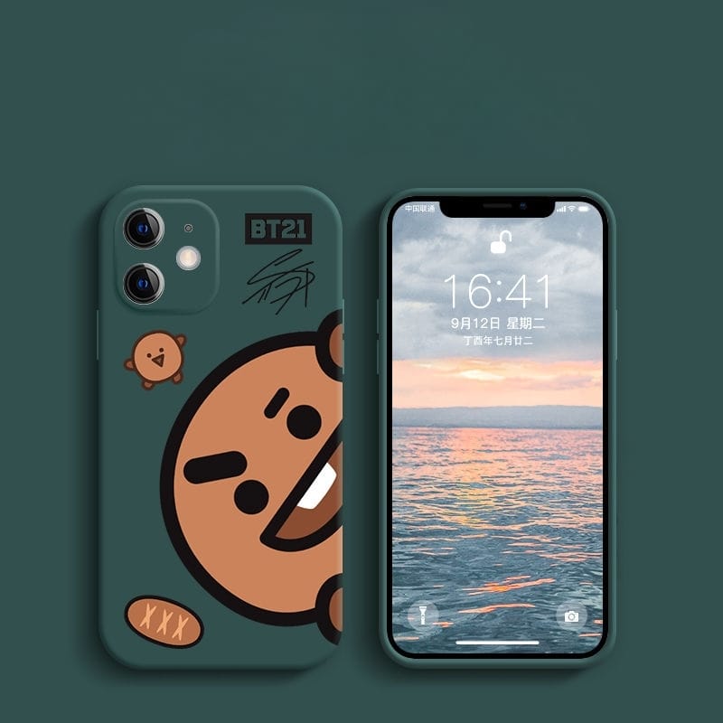 FUNDAS PARA CELULAR BT21 BTS TODOS LOS PERSONAJES - IPHONE VARIOS MODELOS!