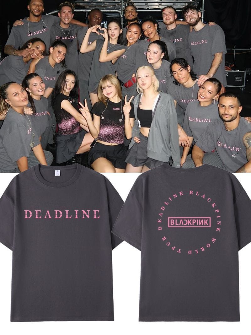 BLACKPINK DEADLINE CAMISETAS 100% ALGODÃO