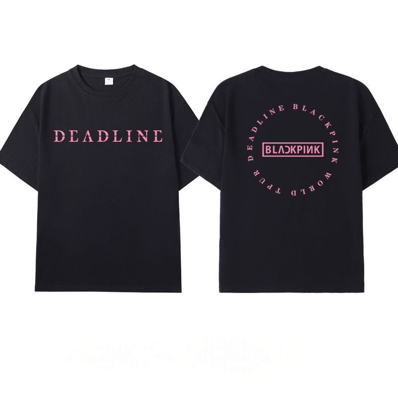 BLACKPINK DEADLINE CAMISETAS 100% ALGODÃO