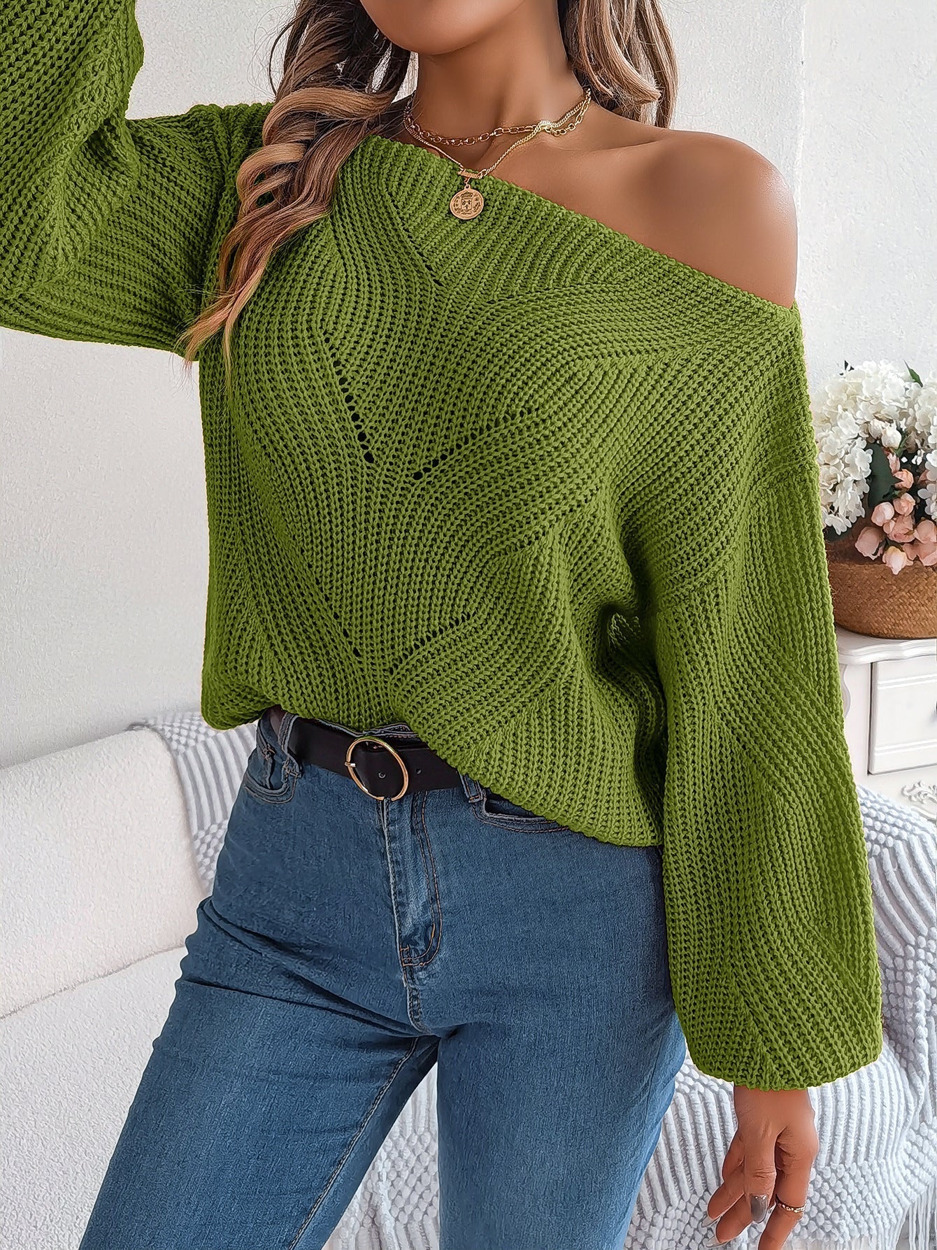 SUÉTER DE TRICOT VERÔNICA (várias cores)