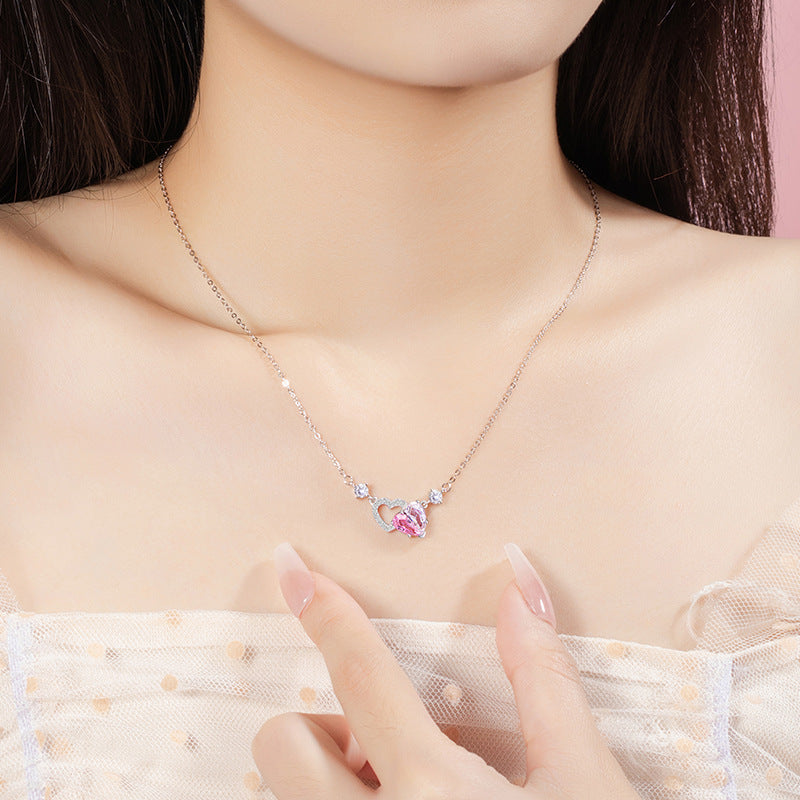 COLLAR / PULSERA / PENDIENTES DULCE AMOR EN PLATA 925