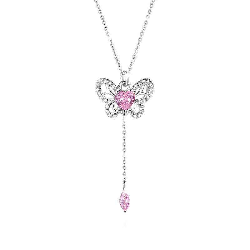 BUTTERFLY NECKLACE IN 925 SILVER