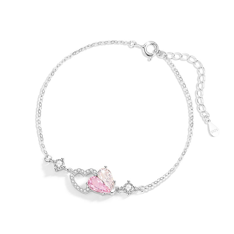 COLLAR / PULSERA / PENDIENTES DULCE AMOR EN PLATA 925