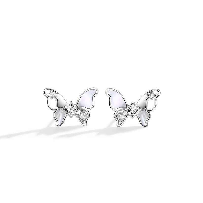NECKLACE / RING / EARRINGS IN 925 SILVER BUTTERFLY COLLECTION