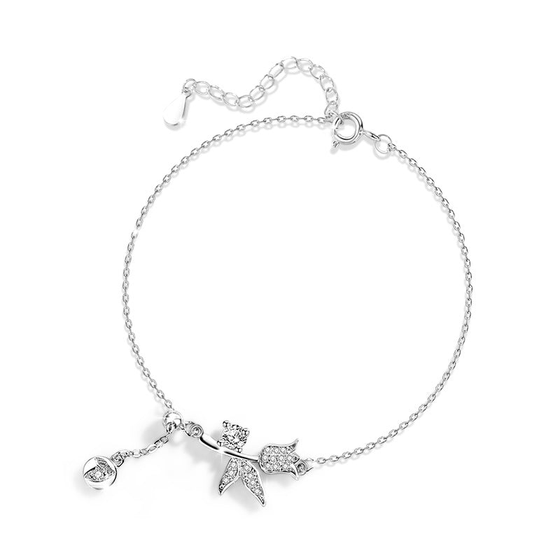 PULSERA PLATA 925 COLECCIÓN DULCE JARDÍN