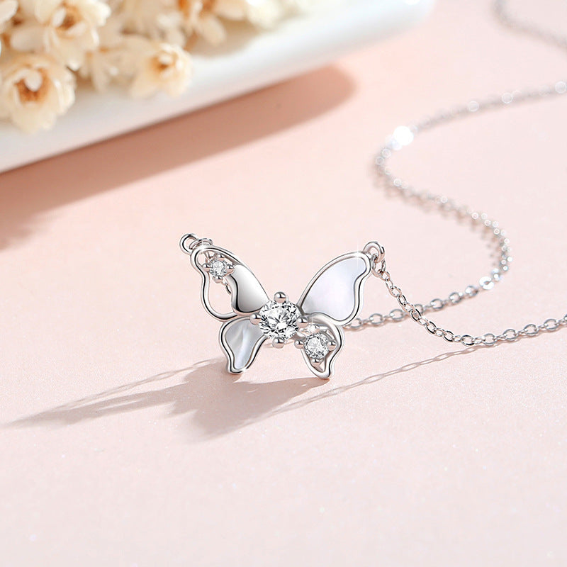 NECKLACE / RING / EARRINGS IN 925 SILVER BUTTERFLY COLLECTION