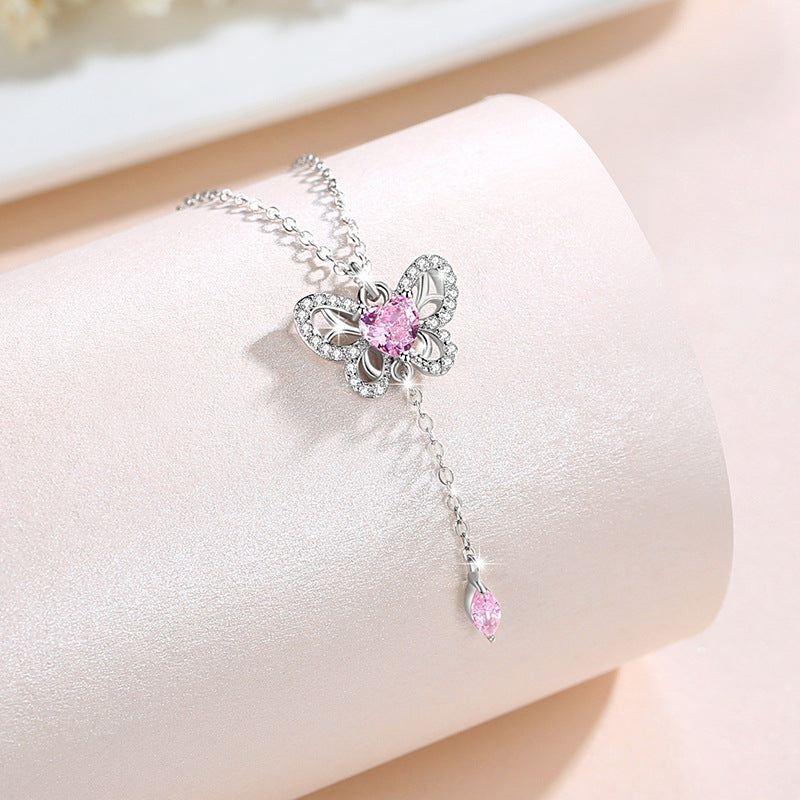 BUTTERFLY NECKLACE IN 925 SILVER