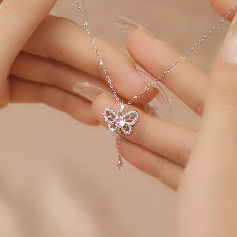 BUTTERFLY NECKLACE IN 925 SILVER