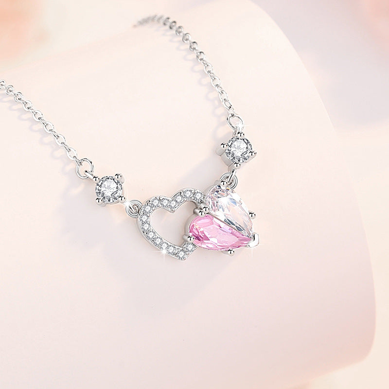 COLLAR / PULSERA / PENDIENTES DULCE AMOR EN PLATA 925