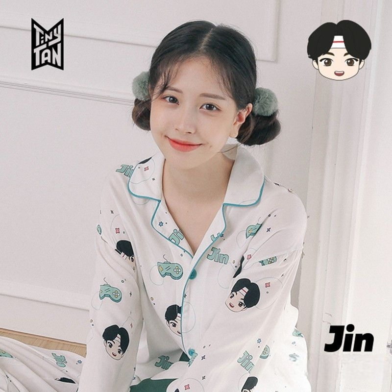 PIJAMAS BTS TINY TAN MIC DROP (todos os integrantes)