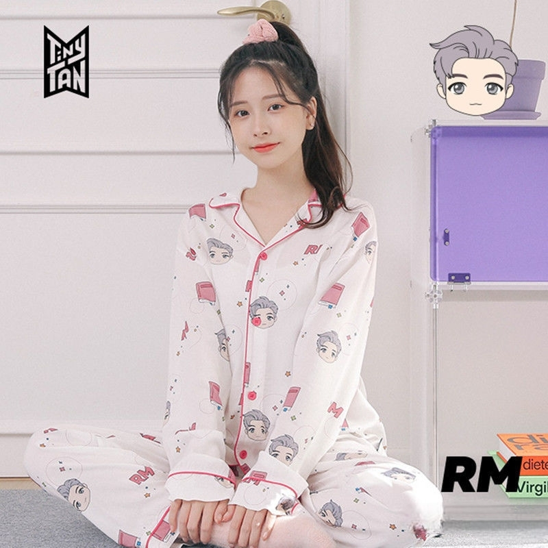 PIJAMAS BTS TINY TAN MIC DROP (todos os integrantes)
