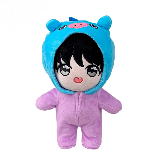 DOLL BTS + ROUPINHA BT21 (todos os integrantes)