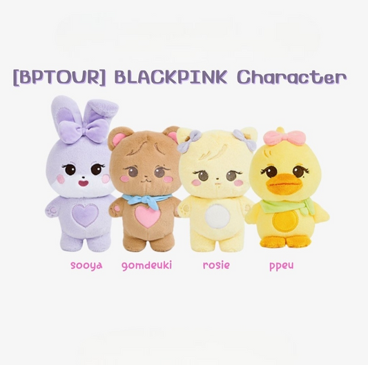 PELÚCIAS BLACKPINK TOUR CHARACTER (25 cm)
