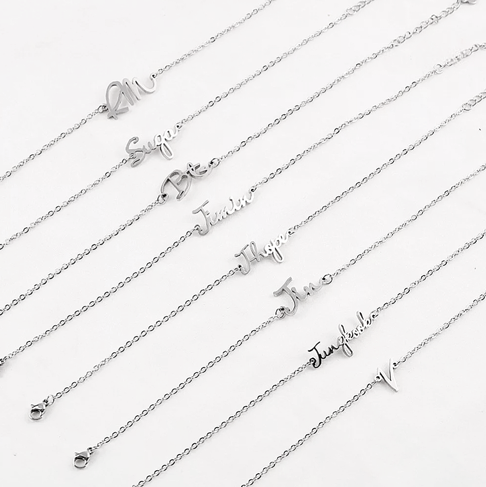 BTS STAINLESS STEEL BRACELETS (all members)