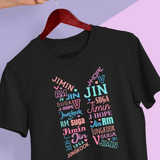 CAMISETA BTS 100% ALGODÃO