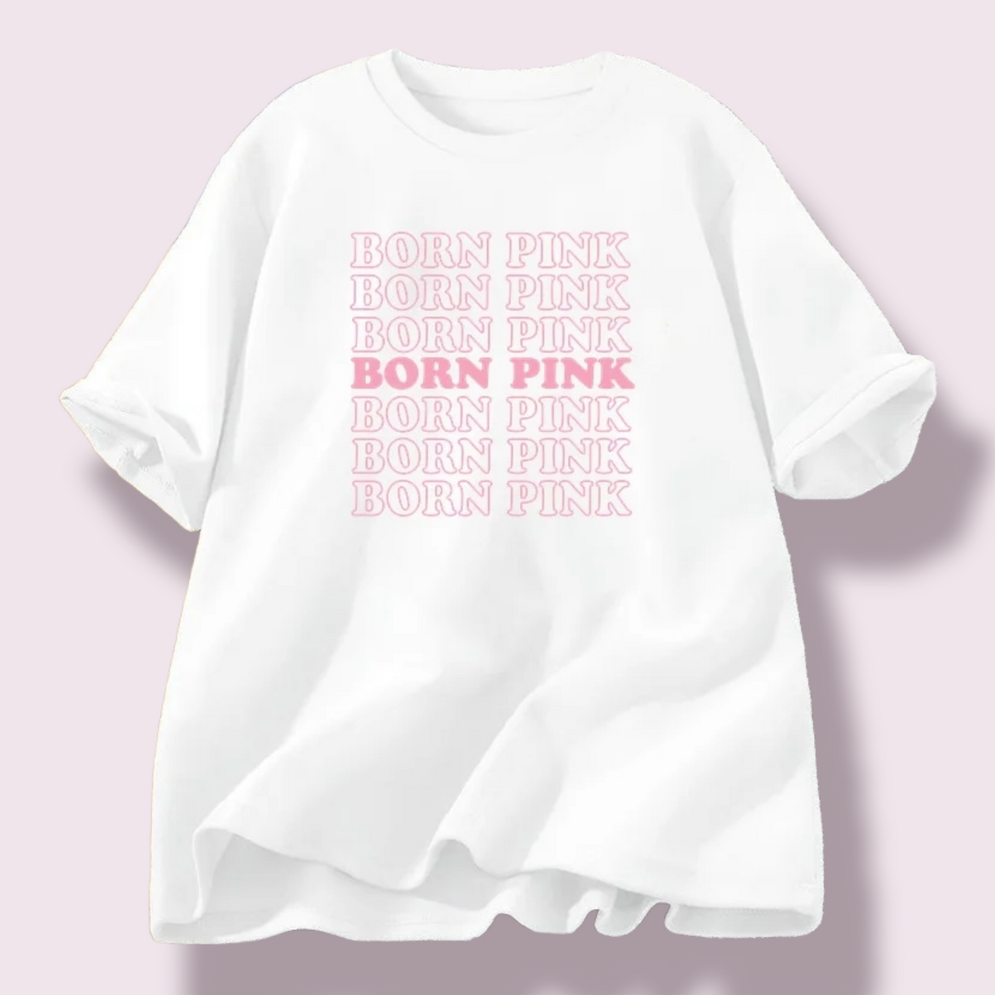 CAMISETA BLACKPINK BORN PINK 100% ALGODÃO (preta e branca)