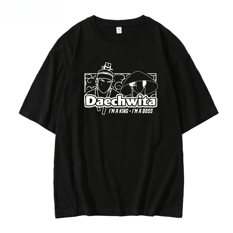 CAMISETA SUGA AGUST D DAECHWITA 100% ALGODÃO (preta e branca)