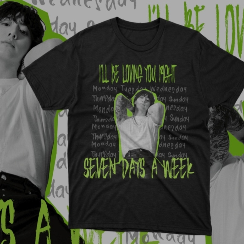 JUNGKOOK GOLDEN T-SHIRTS - SEVEN 100% COTTON (various models)