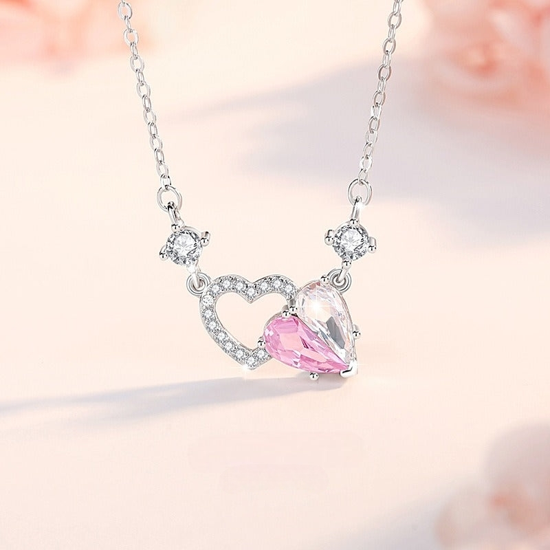 COLLAR / PULSERA / PENDIENTES DULCE AMOR EN PLATA 925