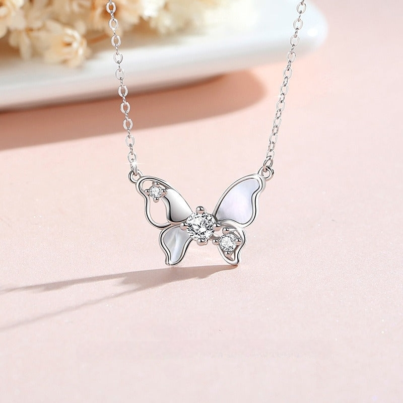 NECKLACE / RING / EARRINGS IN 925 SILVER BUTTERFLY COLLECTION